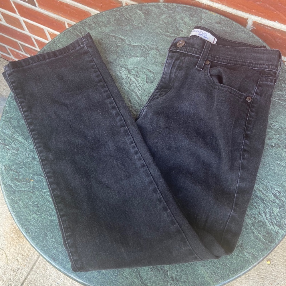 Levi’s 505 Straight Leg Denim Black Jeans